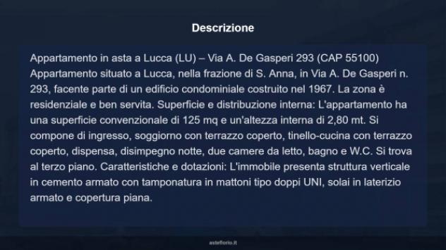 Immobile in asta di 125 m² con più di 5 locali in vendita a Lucca - Foto 17