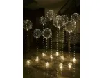 noleggio Palloncini trasparenti con illuminazione a LED