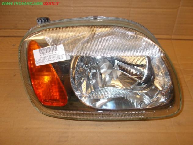 PROIETTORE D. C/VETRO LUCIDO E FAN ARANCIO NISSAN MICRA (K11E)  Parti elettriche  Fanaleria  Proiettori  Proiettore ant. NISSAN - MICRA - 01-08-2000 -