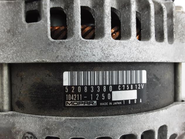 ALTERNATORE JEEP Renegade Serie 52083380 552 82 151 Benzina (1418) - Foto 3