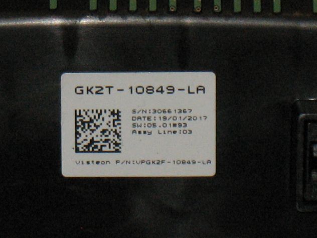 GK2T10849LA CONTACHILOMETRI FORD CUSTOM GK2T14C226AB GK2T14C026DA QK2T10849LA - Foto 2