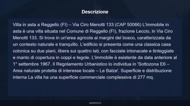 Immobile in asta di 277 m² in vendita a Reggello - Foto 17