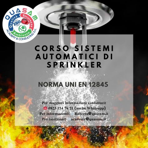Decreto Controlli: Impianti Sprinkler (32 ore)