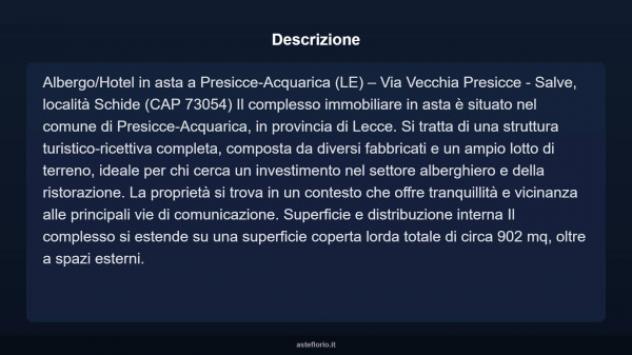Immobile in asta di 902 m² in vendita a Presicce-Acquarica - Foto 10
