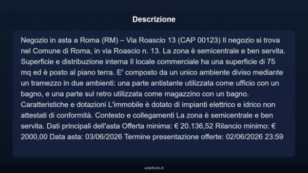 Immobile in asta di 75 m² in vendita a Roma - Foto 10