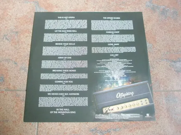 THE OFFSPRING – Let The Bad Times - LP BLU TRASP. - SOLO CONSEGNE - Foto 3