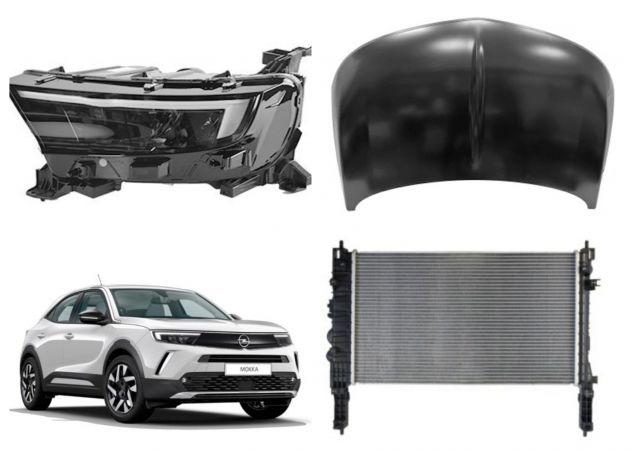 OPEL MOKKA paraurti parafango ossatura radiatore fanale led 2020-21-22-23-24