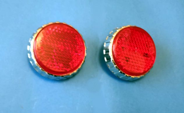 Catarifrangenti Fiat 1500 Stars in metallo originali epoca nuovi - Foto 2