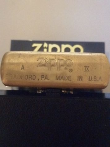 ACCENDINO ZIPPO EAGLE IN OTTONE ORIGINALE - Foto 2