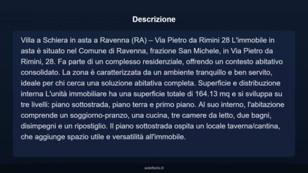 Immobile in asta di 164 m² con più di 5 locali e box auto in vendita a Ravenna - Foto 9