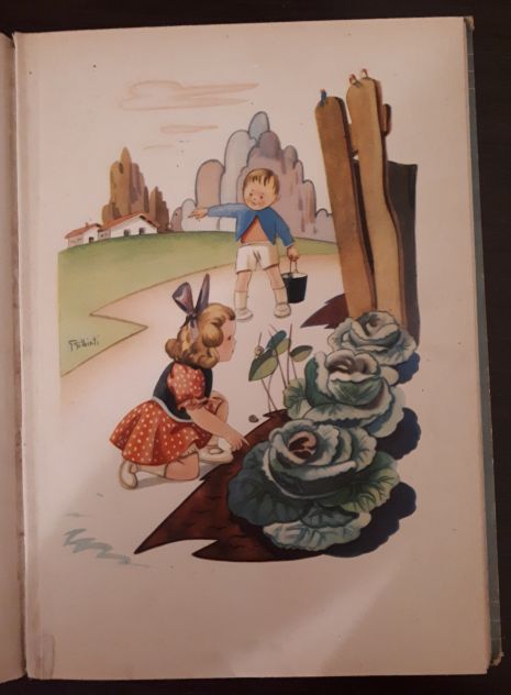 DUE BIMBI e due gattini, Flavio Quaranta, Ed. Carroccio 1947. - Foto 6