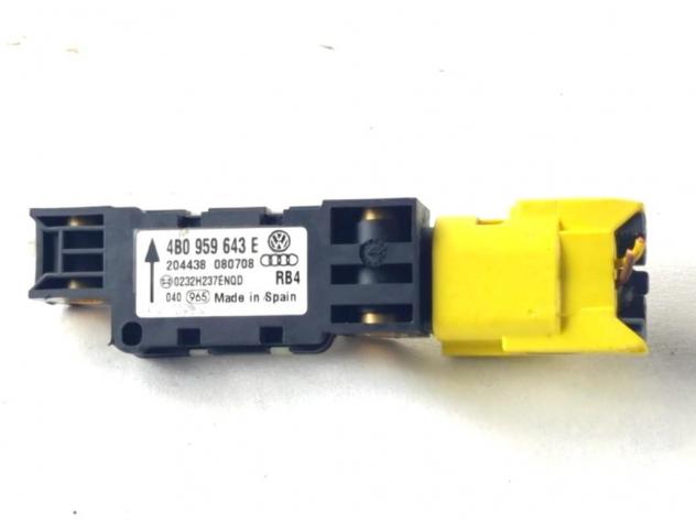 4B0959643E SENSORE AIRBAG VOLKSWAGEN TOUAREG 3.0 D 4X4 176KW AUT 5P (2008) RICAMBIO USATO - Foto 2