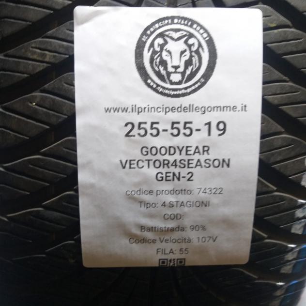 2 GOMME 255 55 19 GOODYEAR A74322 - Foto 2