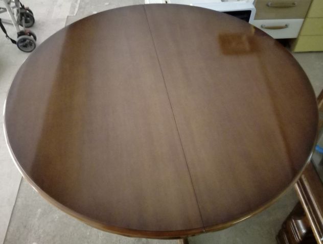 Sedie stile Luigi XVI in Legno Noce 4 pz imbottite - Foto 9