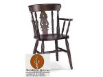 Sedie Bar Pub con Braccioli in Legno Massello cod 3153/L Nuove