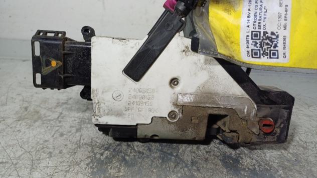 SERRATURA POSTERIORE DESTRA CITROEN C3 Picasso 9138T9 EP3-8FS (08) - Foto 4
