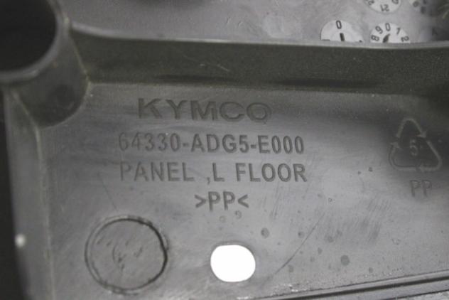 KYMCO XCITING 400 S TCS 64330ADG5E000 PEDANA SINISTRA 19 - 23 LEFT FOOTBOARD CON GRAFFIO - Foto 5