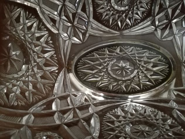 Centrotavola in cristallo con base in argento - Foto 5
