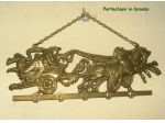 Portachiavi pensile in bronzo