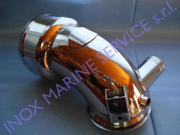GOMITO/RISER in ACCIAIO INOX AISI 316L COMPATIBILE CON MOTORE: YANMAR