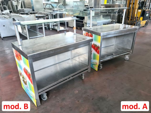 2 banconi per self-service carrellati usati - Foto 8