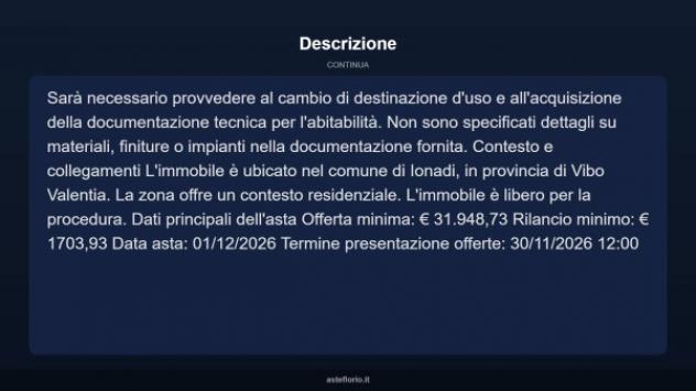 Immobile in asta di 228 m² in vendita a Jonadi - Foto 12