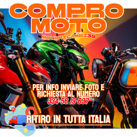 Compro moto Yamaha Honda Suzuki e altre
