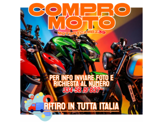Compro moto Yamaha Honda Suzuki e altre