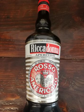 APERITIVO EXPORT RICCADONNA ROSSO AMERICANO Vintage