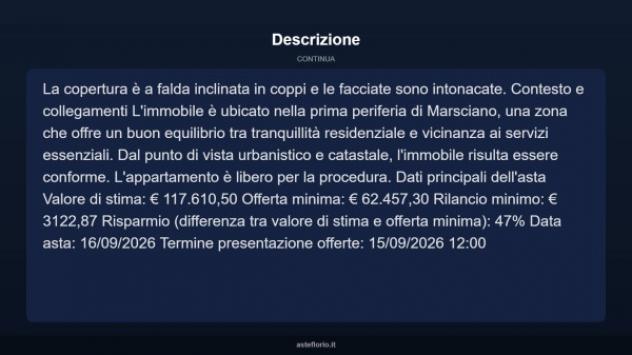 Immobile in asta di 197 m² con più di 5 locali in vendita a Marsciano - Foto 12