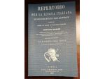 REPERTORIO PER LA LINGUA ITALIANA, LEOPOLDO RODINO', COPIA DEL 1858.