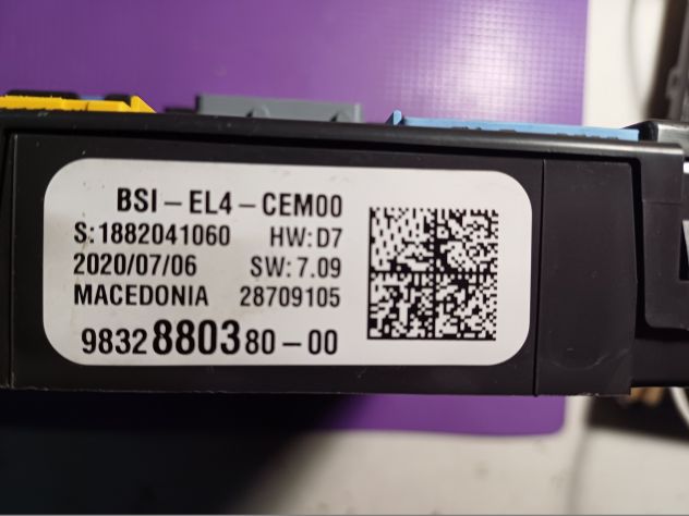 BSI EL4 CEMOO HW:D7 SW:7.09 S:1882041060 28709105 9832880380--00