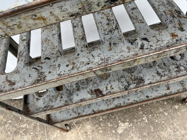 Carrello da calzolaio vintage per lavorazione calzature