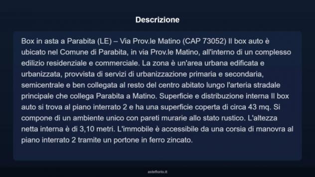Immobile in asta di 43 m² in vendita a Parabita - Foto 5