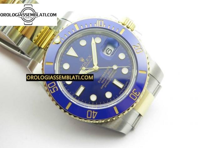 Rolex Replica SUBMARINER 116613 LB BLU CERAMICA 1:1 BEST EDITION CASSA E BRACCIALE IN SS 904L SH3135 V3 - Foto 2
