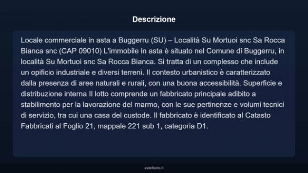 Immobile in asta di 6000 m² in vendita a Buggerru - Foto 3