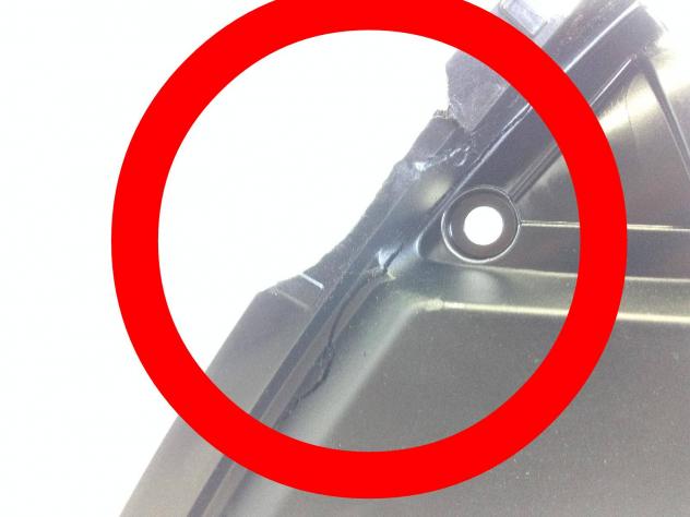 HONDA CBR RR ABS KM0 600 SUPPORTO PARAFANGO POSTERIORE PORTATARGA SINISTRO 2024 - Foto 4