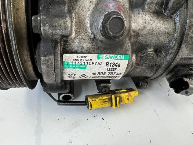 COMPRESSORE A/C PEUGEOT 207 1° Serie 11451109762 diesel 1.4 (0609) - Foto 2