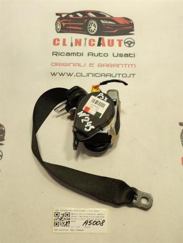 CINTURA DI SICUREZZA POSTERIORE SX MERCEDES Classe B W245 1° Serie 1698607985 603332200 640940 (0511)