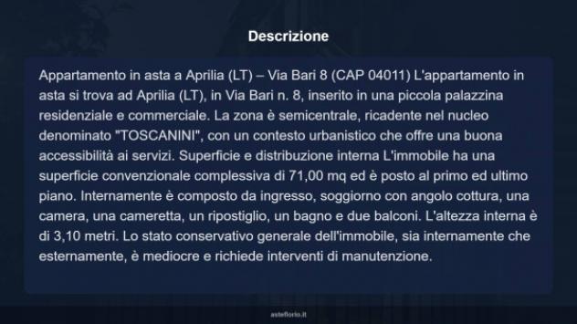 Immobile in asta di 71 m² in vendita a Aprilia - Foto 16