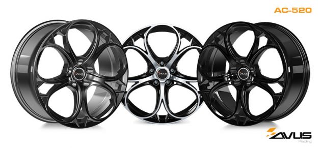 Cerchi lega 19 modello AVUS AC-520 Black Pol Alfa Giulia Stelvio Giulietta - Foto 4