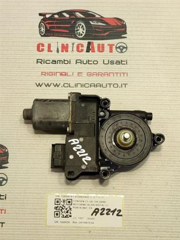 MOTORINO ALZAVETRO ANTERIORE SINISTRO CITROEN C5 Station Wagon 128000781 0130822444 (0818) - Foto 2