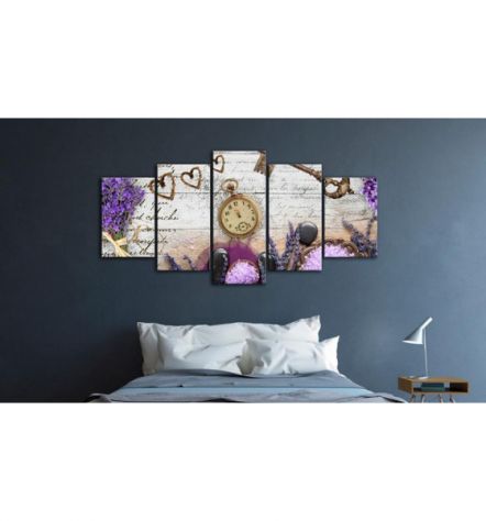 Quadro Con Un Orologio Cm. 100x50 E 200x100 - ARREDALACASA - Foto 2