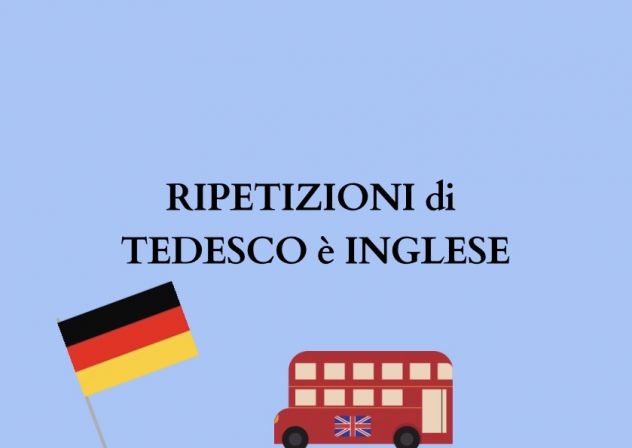 ripetizioni di tedesco e inglese