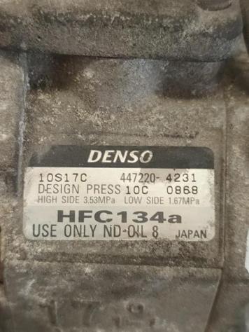 COMPRESSORE A/C TOYOTA Avensis Verso 447220-4231 247300-0700 1CDFTV diesel 1995 (0106) - Foto 3