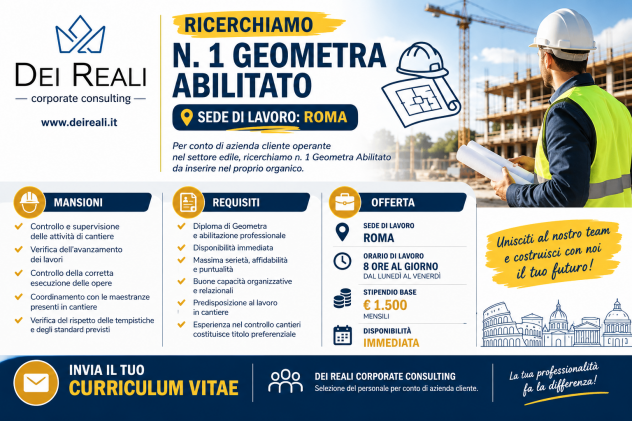 GEOMETRA ABILITATO – ROMA