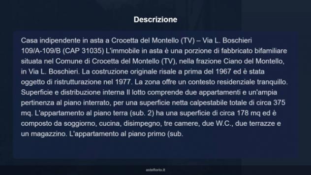 Immobile in asta di 375 m² con più di 5 locali in vendita a Crocetta del Montello - Foto 15