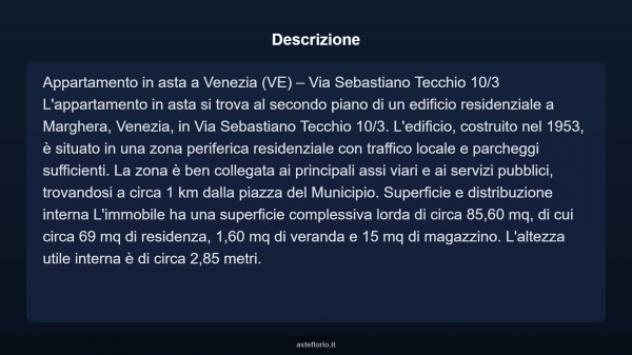 Immobile in asta di 75 m² in vendita a Venezia - Foto 4
