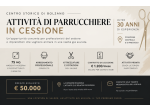 Cessione attività di parrucchiere centro storico Bolzano