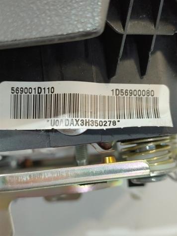 AIRBAG VOLANTE KIA Carens 2° Serie 569001D110 D4FB (06) - Foto 3